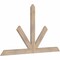 Ekena Millwork Saratoga Smooth Timber Gable Bracket, Douglas Fir, 60"W x 35"H x 1 1/2"D x 3 1/2"F, 14/12 Pitch GBW060X35X0204SAR00SDF - alternate 2